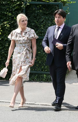 Celebrities arriving at Wimbledon, London, England, 12 July 2019