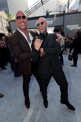 Dwayne Johnson Jason Statham Seen Universal Editorial Stock Photo ...