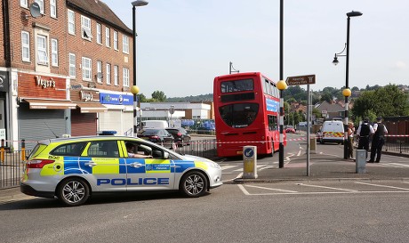 Police Forensic Officers Searching The Scene Of Another Stabbing In Romford Essex. Picture David Parker 22/06/2018 Reporter Jim Norton.