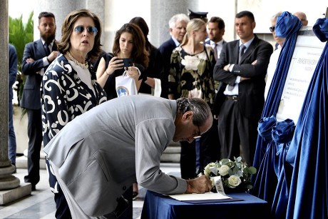 Funeral of Francesco Saverio Borrelli, Florence, Italy - 22 Jul 2019