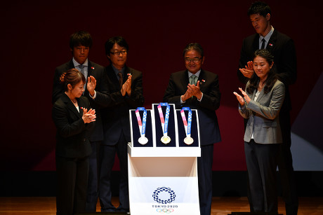 2020 Olympic Games 'One Year to Go' ceremony, Tokyo, Japan - 24 Jul 2019