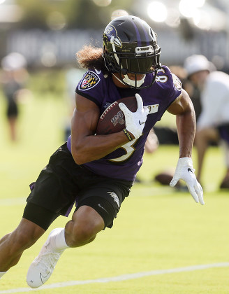 Baltimore Ravens WR Joe Horn Jr. (87) participates in the first day of  training camp at