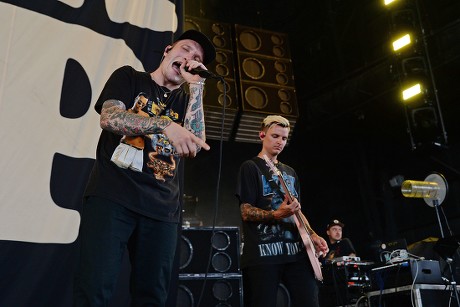 Neck Deep Ben Barlow Sam Bowden Editorial Stock Photo - Stock Image