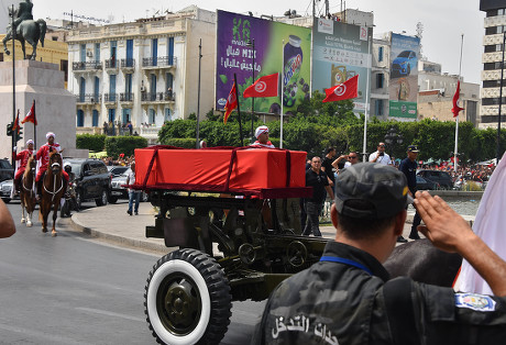 Funeral of former President  Beji Caid Essebsi, Tunis, Tunisia - 27 Jul 2019