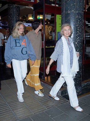 Queen Sofia out and about with her grand-daughters, Palma, Spain - 30 Jul 2019