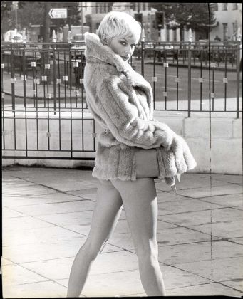 Model Jilly Johnson Pictured Wearing Fake Editorial Stock Photo - Stock