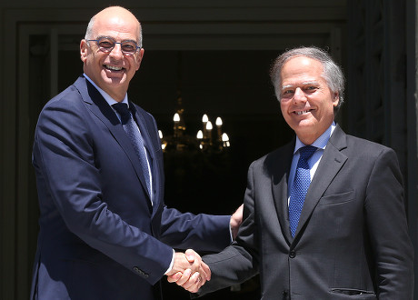 Foreign Minister of Italy Enzo Moavero Milanesi visits Athens, Greece - 08 Aug 2019