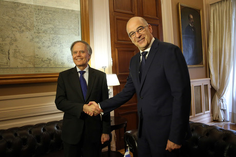 Foreign Minister of Italy Enzo Moavero Milanesi visits Athens, Greece - 08 Aug 2019