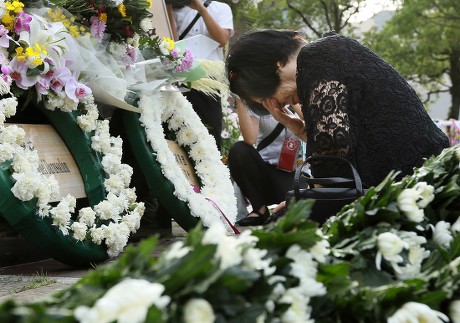 Taeko Yamauchi Offers Prayer Her Sister Editorial Stock Photo - Stock ...