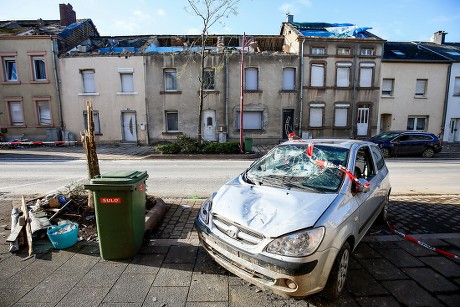 View Damaged Car After Tornado Hit Editorial Stock Photo - Stock Image ...