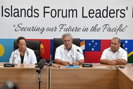 Pacific Islands Forum in Funafuti, Tuvalu - 13 Aug 2019
