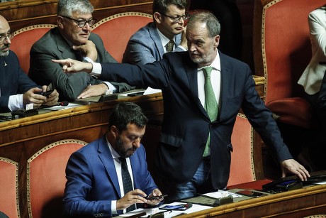 Italy: debate for the calendar of the government crisis, Rome - 13 Aug 2019