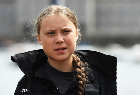 SWEDISH ACTIVIST GRETA THUNBERG DEPARTS PLYMOUTH Editorial Stock Photo ...