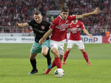 Zelimkhan Bakaev of FC Spartak Moscow in Action Editorial Image