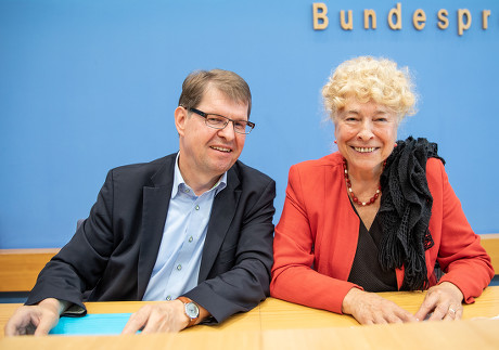 Schwan and Stegner present their joint candidacy for the SPD leadership, Berlin, Germany - 16 Aug 2019