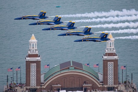 Chicago Air and Water Show, Chicago, USA - 16 Aug 2019 Stock Pictures ...