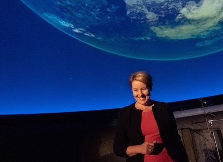 Book reading by German Minister of Family Affairs Giffey at Zeiss Major Planetarium in Berlin, Germany - 20 Aug 2019