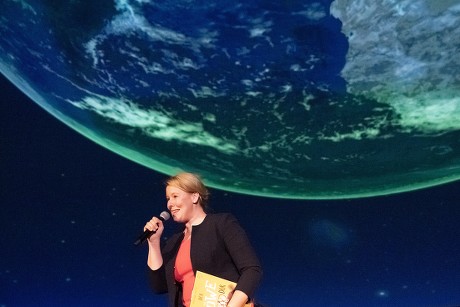 Book reading by German Minister of Family Affairs Giffey at Zeiss Major Planetarium in Berlin, Germany - 20 Aug 2019