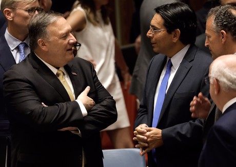 US Secretary of State Mike Pompeo United Nations, New York, USA - 20 Aug 2019
