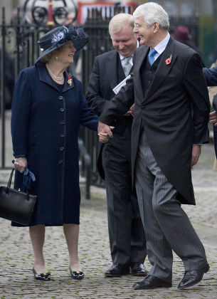 Former Prime Ministers John Major Margaret Editorial Stock Photo ...