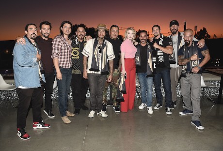 'Mayans M.C.' TV show cast at Los Angeles Football Club v San Jose Earthquakes, Los Angeles, USA - 21 Aug 2019