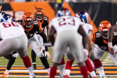 August 22, 2019: Cincinnati Bengals defensive end Immanuel Turner (92)  after an NFL football preseason game between the New York Giants and the  Cincinnati Bengals at Paul Brown Stadium in Cincinnati, OH.