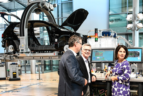 Panel discussion at Volkswagen Transparent Factory, Dresden, Germany - 23 Aug 2019