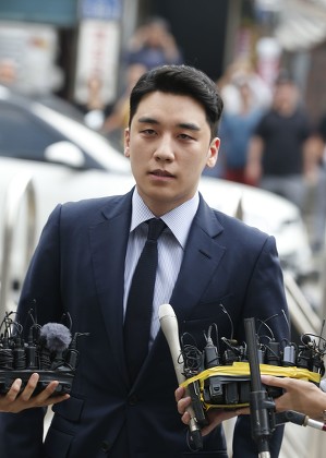 K-pop superstar Seungri summoned by police in relation to gambling allegations, Seoul, Korea - 28 Aug 2019