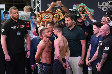 Matchroom Boxing Weigh-In, Boxing, Old Spitalfields Market, London, United Kingdom - 30 Aug 2019