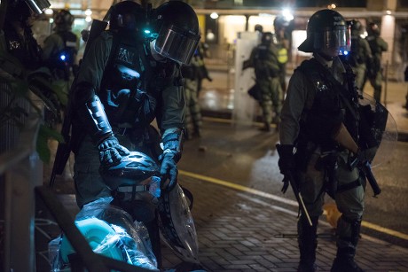 Protester Held By Riot Police After Editorial Stock Photo - Stock Image ...