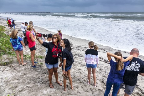 Hurricane Dorian's landfall eve in Florida, Juno Beach, USA - 30 Aug 2019