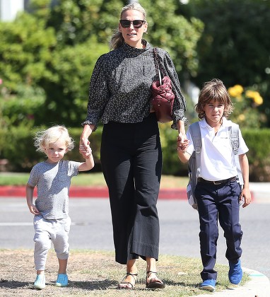 Molly Sims Scott Stuber Son Brooks Editorial Stock Photo - Stock Image