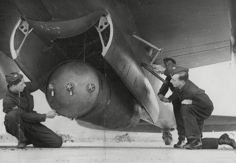 Wwii Britain Raf Bomber Squadron Bombs Editorial Stock Photo - Stock ...