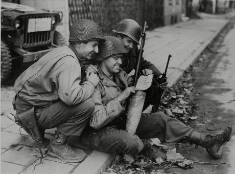 Wwii Germany Propagandashells Were Fired Into Editorial Stock Photo ...