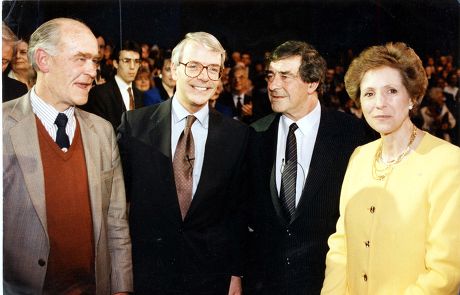 John Major - Prime Minister - 1992 Brian Close John Maor Fred Trueman (died 1/7/06) (died 1/7/06) Norma Major In Sheffield Electioneering.... Picture Desk ** Pkt5771-425600
