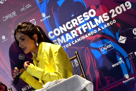 Spanish Pedro Alonso and Mexican Erendira Ibarra open the Smartfilms in Bogota, Colombia - 06 Sep 2019