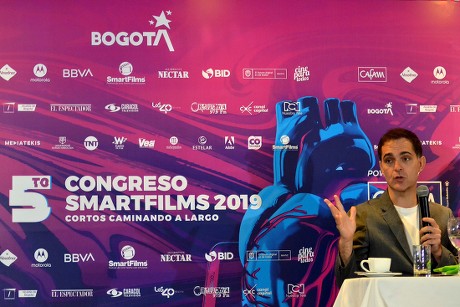 Spanish Pedro Alonso and Mexican Erendira Ibarra open the Smartfilms in Bogota, Colombia - 06 Sep 2019