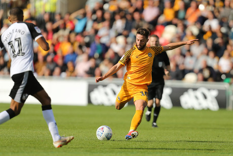 Josh Sheehan Newport County Fires Shot Editorial Stock Photo - Stock ...