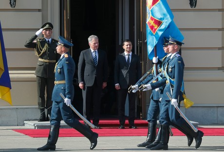 President Finland Sauli Niinisto Visit Ukraine Stock Photos (Exclusive ...