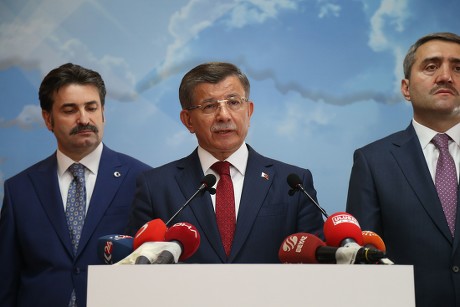 Turkey's former Prime Minister Ahmet Davutoglu resigns from ruling party, Ankara - 13 Sep 2019