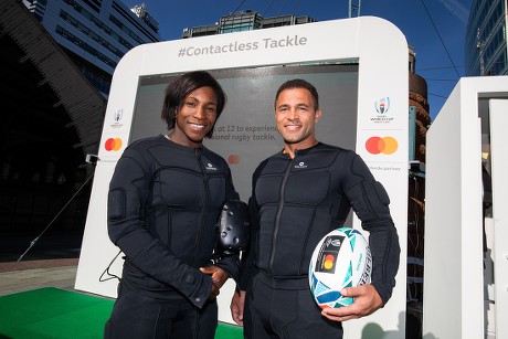 Mastercard Contactless tackle experience in London, UK - 13 Sep 2019.