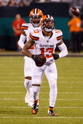 East Rutherford, New Jersey, USA. 16th Sep, 2019. Cleveland Browns  quarterback Baker Mayfield (6) in action during the NFL game between the  Cleveland Browns and the New York Jets at MetLife Stadium