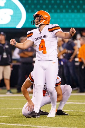 East Rutherford, New Jersey, USA. 16th Sep, 2019. Cleveland Browns  quarterback Baker Mayfield (6) in action during the NFL game between the Cleveland  Browns and the New York Jets at MetLife Stadium