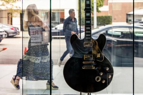 BB King's guitars and objects at Julien's Auctions in Beverly Hills, USA - 16 Sep 2019