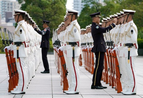 __COUNT__ Japanese Prime Minister Shinzo Abe and Defense Minister Taro ...