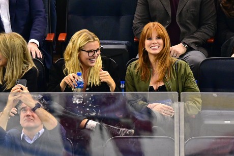 Celebrities at New Jersey Devils v New York Rangers NHL ice hockey match, Madison Square Garden, New York, USA - 18 Sep 2019