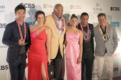 Entertainment Hawaii Five-O & Magnum P.I. with Train at Sunset on the Beach SEP19, Honolulu, USA - 19 Sep 2019
