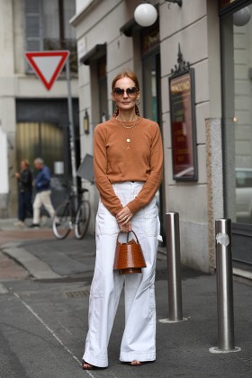 Street Style Editorial Stock Photo - Stock Image