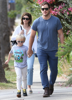 Katherine Schwarzenegger Chris Pratt Jack Pratt Editorial Stock Photo ...