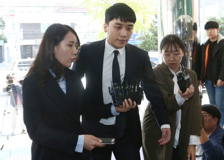 K-pop superstar Seungri summoned by police in relation to gambling allegations, Seoul, Korea - 24 Sep 2019